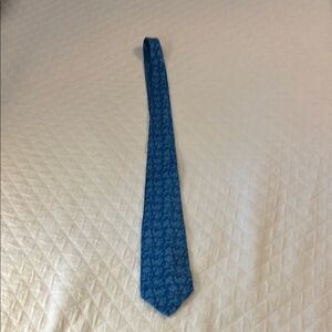 Blue Patterned Men's Tie